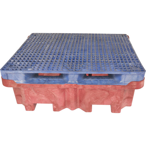 Ultra-Spill King palette de d&eacute;versement &agrave; pont plat, 4 barils, Capacit&eacute; de d&eacute;versement 85 gal. US, 51" x 51" x 17,5" Air Extreme Inc.
