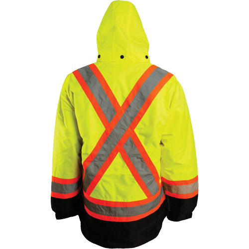 7-in-1 Jacket, Polyester, High Visibility Orange, Small Air Extreme Inc.