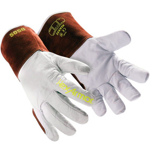 Gants de soudage HeatArmor 5058, Cuir fleur de ch&egrave;vre, Taille Petit/7 Air Extreme Inc.
