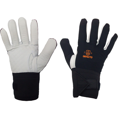 Gant r&eacute;sistant &agrave; limpact pour droitier, 7/Petit, Paume en Cuir fleur, Poignet &eacute;lastique Air Extreme Inc.