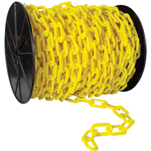 Heavy-Duty Plastic Safety Chain, Green, 2" Link, 120' Length Air Extreme Inc.