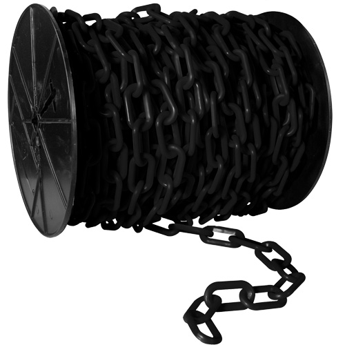Heavy-Duty Plastic Safety Chain, White, 2" Link, 100' Length Air Extreme Inc.