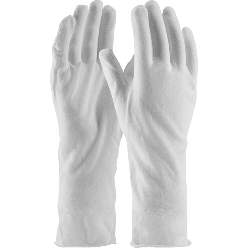 Gants d'inspection de qualit&eacute; sup&eacute;rieure CleanTeam, Coton, Poignet Non ourl&eacute;, Taille unique Air Extreme Inc.