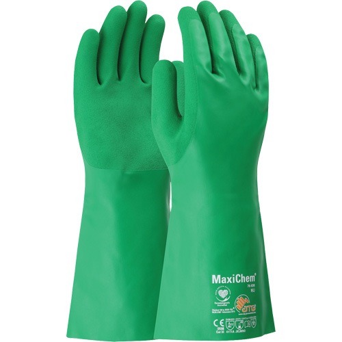 Gants r&eacute;sistants aux produits chimiques ATG MaxiChem, Taille Petit, 14" lo, Nitrile Air Extreme Inc.