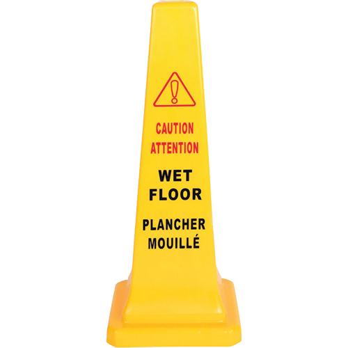 Wet Floor Safety Cone, Bilingual with Pictogram Air Extreme Inc.