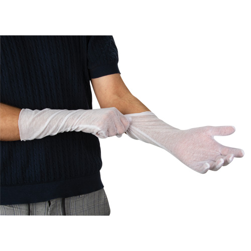 Gants d'inspection l&eacute;gers, Poly/coton, Poignet &agrave; ourlet, Hommes Air Extreme Inc.