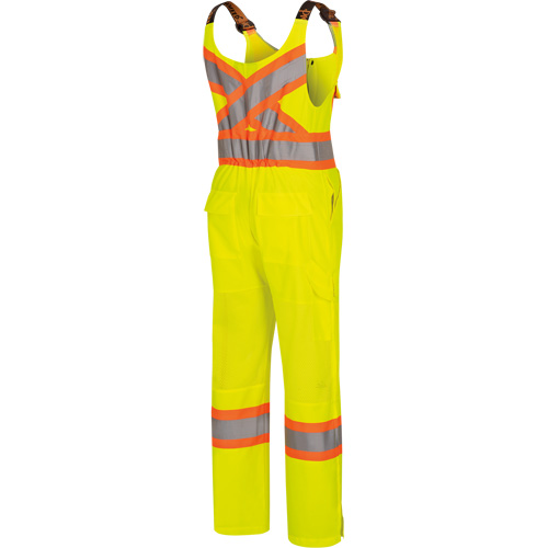 6000W Women's High-Visibility Traffic Safety Overalls, Polyester, X-Small, High Visibility Lime-Yellow Air Extreme Inc.