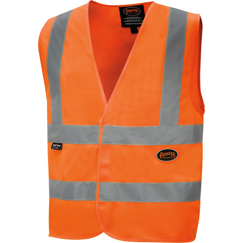 6885 High-Visibility Tricot Safety Vest, High Visibility Orange, Small, Polyester Air Extreme Inc.