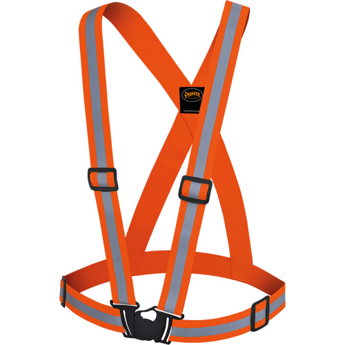 5496 High-Visibility Safety Sash, High Visibility Orange, Silver Reflective Colour, One Size Air Extreme Inc.