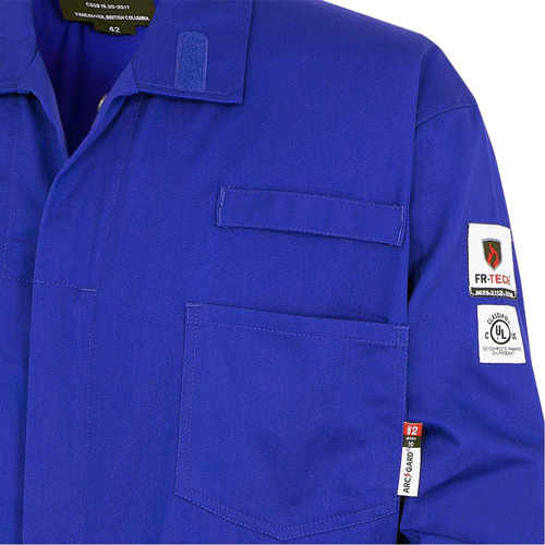 7779T FR-Tech&reg; 88/12 Arc Rated Flame Resistant Coveralls, Size 40 (Tall), Royal Blue, 10 cal/cm² Air Extreme Inc.
