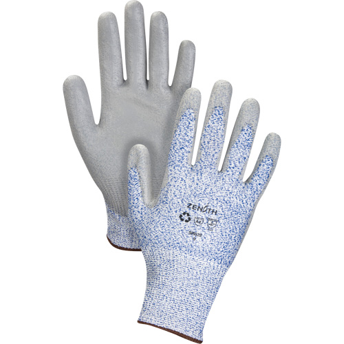 Eco-Friendly Stretch Cut-Resistant Gloves, Size 9, 13 Gauge, Polyurethane Coated, HPPE/RPET Shell, ASTM ANSI Level A2 Air Extreme Inc.