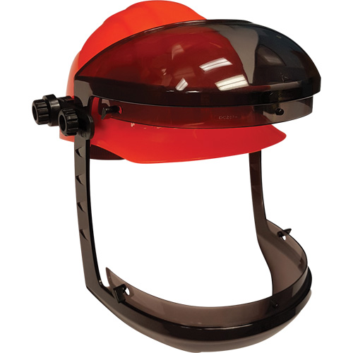 Visi&egrave;re Facetech avec attache pour casques de s&eacute;curit&eacute; &agrave; fentes, Suspension Rochet Air Extreme Inc.
