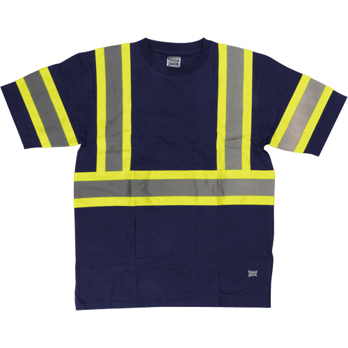 Short Sleeve Safety T-Shirt, Cotton, X-Small, Navy Blue Air Extreme Inc.