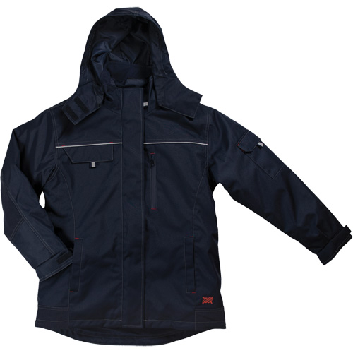 Parka 3-en-1 en oxford imperm&eacute;able, Femmes, Grand, Bleu marin Air Extreme Inc.