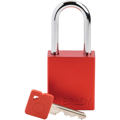 Velocity Lockout Padlock, Red, Keyed Different, Aluminum, 1-1/2" Width Air Extreme Inc.