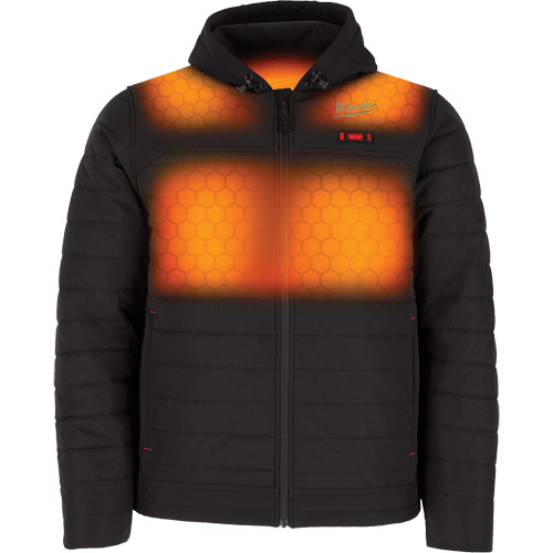 M12 Heated Quietshell Jacket with Battery, Men's, 2X-Large, Black Air Extreme Inc.