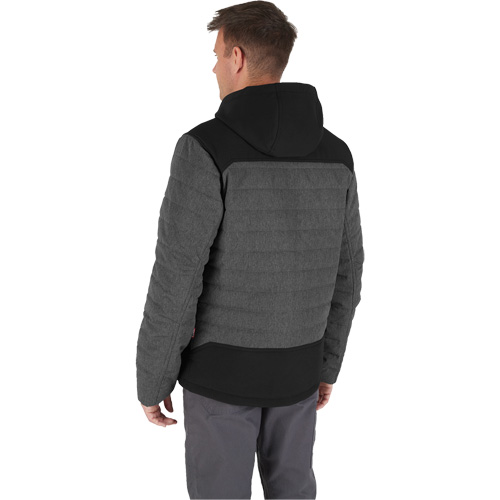 Veste chauffante M12 QuietShell avec pile, Hommes, 2T-Grand, Gris Air Extreme Inc.