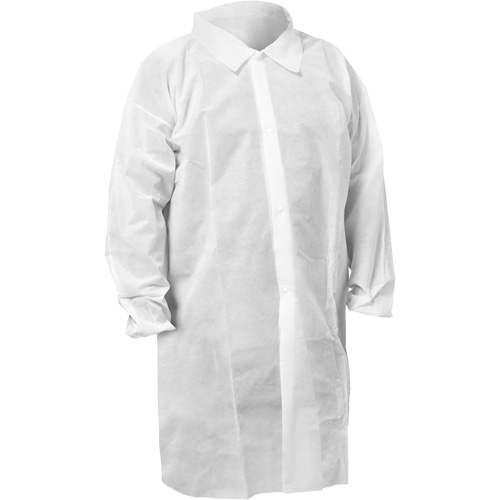 KleenGuard KGA10 Lab Coat, Medium, White Air Extreme Inc.