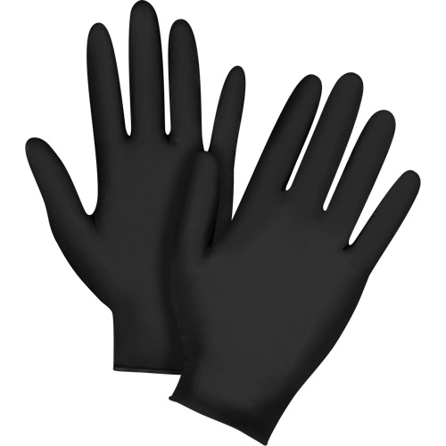 Vending Pack Disposable Gloves, X-Large, Nitrile, 5-mil, Powder-Free, Black, Class 2 Air Extreme Inc.