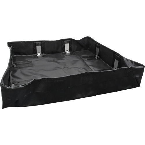 Collapsible Berm, 299 US gal. Capacity, 8' W x 10' L x 6" H, Snap-Up Bracket Air Extreme Inc.