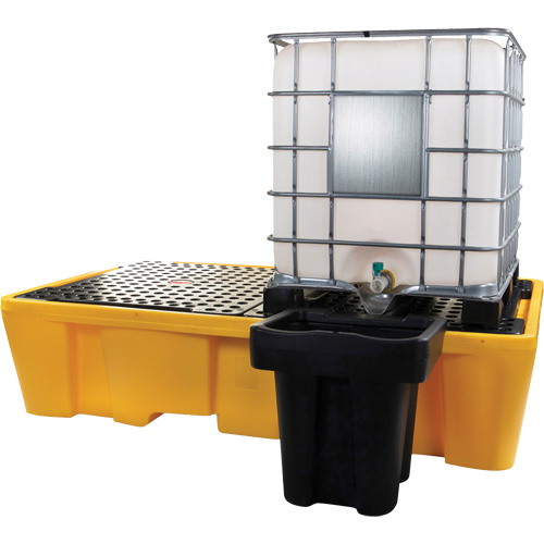 Double palette de d&eacute;versements IBC, Capacit&eacute; de d&eacute;versement 317 gal. US, 89" x 57" x 23" Air Extreme Inc.