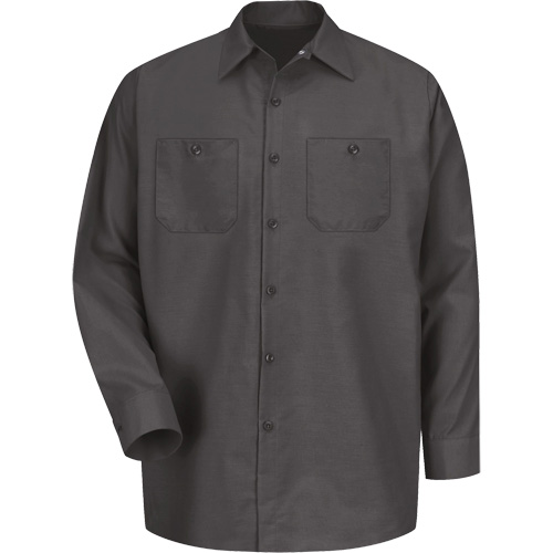 Long Sleeve Industrical Work Shirt, Men's, Medium, Charcoal Air Extreme Inc.