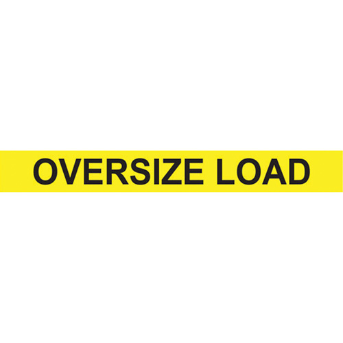 Oversize Load Heavy Haul Sign, Decal/Vinyl, 96" W x 12" H Air Extreme Inc.