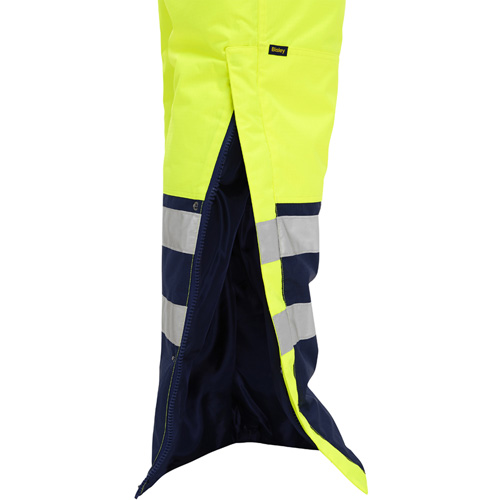Salopette pour le froid extr&ecirc;me Bisley, Polyester, Petit, Jaune lime haute visibilit&eacute; Air Extreme Inc.