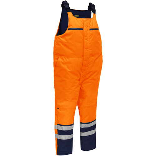 Salopette pour le froid extr&ecirc;me Bisley, Polyester, Petit, Orange haute visibilit&eacute; Air Extreme Inc.