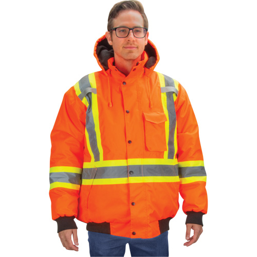 Waterproof 7-in-1 Winter Parka, High Visibility Orange, Large Air Extreme Inc.
