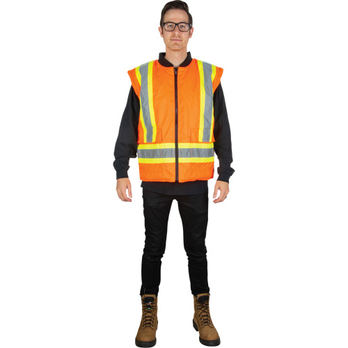 Waterproof 7-in-1 Winter Parka, High Visibility Orange, Large Air Extreme Inc.