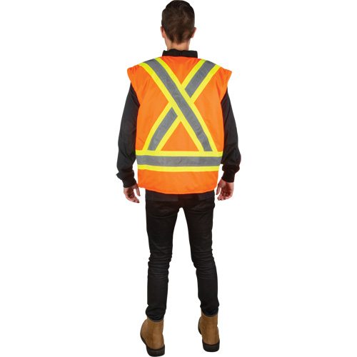 Waterproof 7-in-1 Winter Parka, High Visibility Orange, Large Air Extreme Inc.