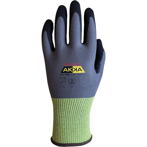 Gants r&eacute;sistants &agrave; la coupe interm&eacute;diaires KO-400, Taille 6, Calibre 15, Rev&ecirc;tement Nitrile, Enveloppe en Nylon/PEHP/Spandex/Graph&egrave;ne, ASTM ANSI niveau A4/EN 388 niveau D Air Extreme Inc.