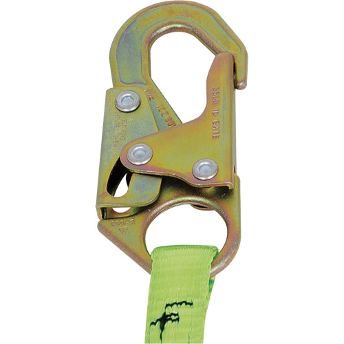 SA-5405-4 Shock Absorbing Lanyard, 4', Snap Hook Center, Snap Hook Leg Ends, Polyester Air Extreme Inc.