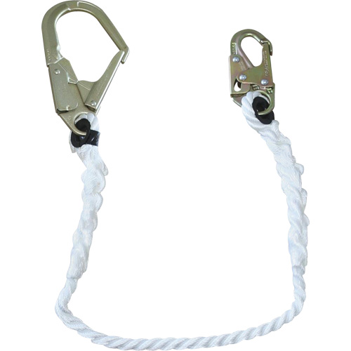 LAN-1242-4 Longe &agrave; corde de retenue 5/8", 1 branches, 4', Classe CSA A Air Extreme Inc.