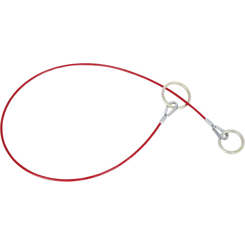 AS-21110-4 4' Cable Anchor with O-Ring Ends, Sling, Permanent Use Air Extreme Inc.