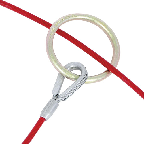 AS-21110-4 4' Cable Anchor with O-Ring Ends, Sling, Permanent Use Air Extreme Inc.
