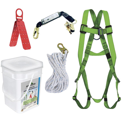 RK4-25 Compliance Roofer's Kit with Reusable Bracket, Roofer's Kit Air Extreme Inc.