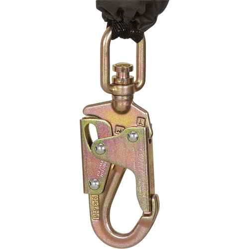 SRL-73302-10LE Cordage de s&eacute;curit&eacute; autor&eacute;tractable, 10', Acier galvanis&eacute;, Pivotant Air Extreme Inc.