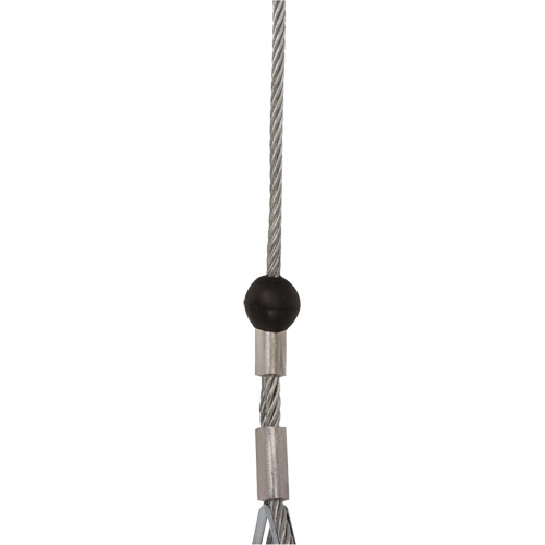 SRL-73302-40LE Cordage de s&eacute;curit&eacute; autor&eacute;tractable, 40', Acier galvanis&eacute;, Pivotant Air Extreme Inc.