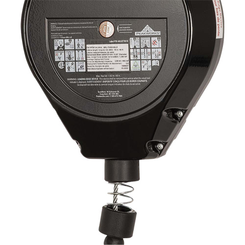 SRL-73302-60LE Cordage de s&eacute;curit&eacute; autor&eacute;tractable, 60', Acier galvanis&eacute;, Pivotant Air Extreme Inc.