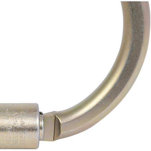 CP-04011-1 Zinc Plated Carabiner with 2" Gate Opening, Steel Air Extreme Inc.