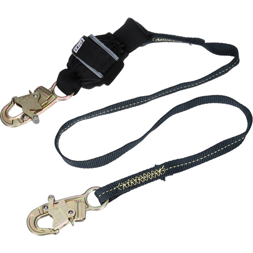 Arc Flash Web Shock-Absorbing Lanyard, 6', Snap Hook Center, Snap Hook Leg Ends, Kevlar&reg; Air Extreme Inc.