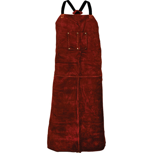 Tillman&reg; 3842 Cowhide Apron, Bib, 42" L, Brown Air Extreme Inc.