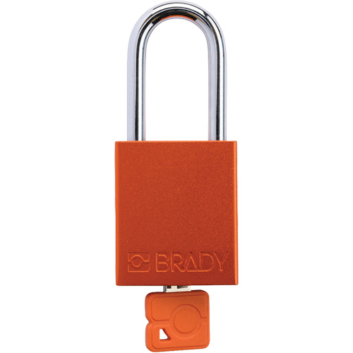 Cadenas de verrouillage de s&eacute;curit&eacute; Velocity Plus, Orange, Cl&eacute;s identiques, Aluminium, Largeur de 1-1/2" Air Extreme Inc.
