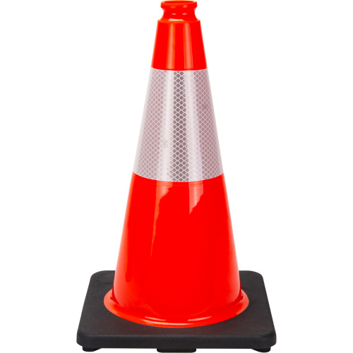 Premium Traffic Cone, 18", Orange, 6" Reflective Collar(s) Air Extreme Inc.