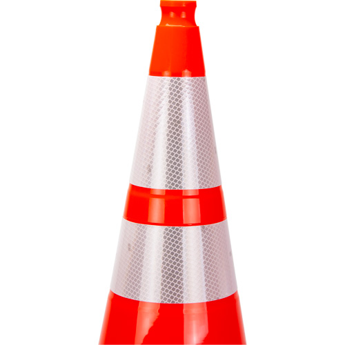 Premium Traffic Cone, 28", Orange, 4" & 6" Reflective Collar(s) Air Extreme Inc.