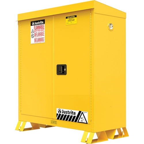 Outdoor Flammable Storage Cabinet, 30 gal., 2 Door, 43" W x 44" H x 18" D Air Extreme Inc.