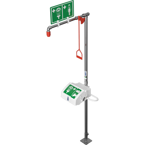 Douche combin&eacute;e avec cuvette ferm&eacute;e en ABS et entr&eacute;e sup&eacute;rieure, Socle Air Extreme Inc.