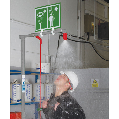 Combination Shower with Closed ABS Bowl & Top Inlet, Pedestal Air Extreme Inc.
